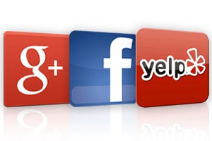 google facebook yelp icon